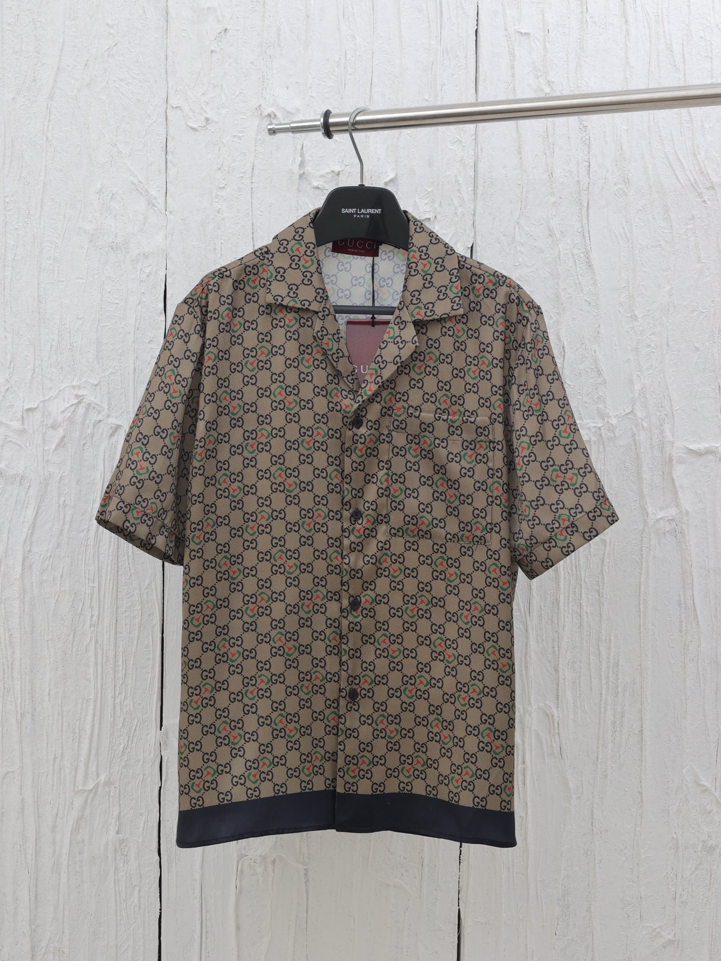 GG New All-over Print Short-Sleeve Shirt