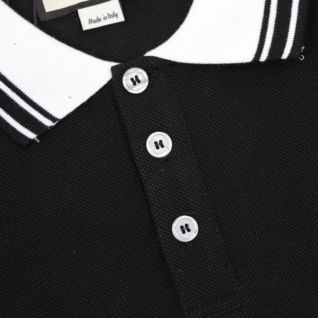 Gucci embroidered Polo short sleeve shirt