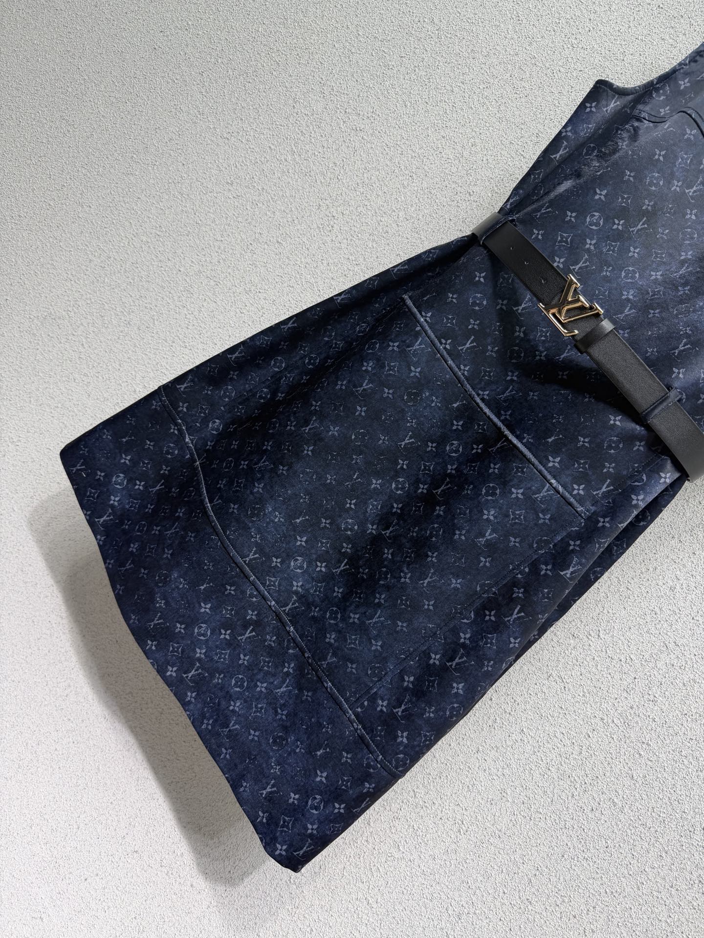 LV Monogram Sleeveless Dress W/Belt