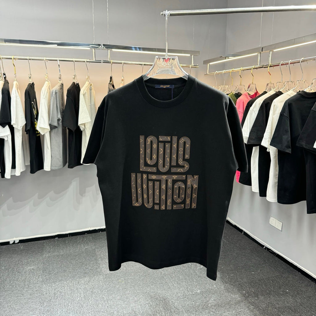 LV Round Neck Short Sleeve Shirt