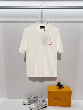 Gucci Crew Neck Embroidered T-Shirt