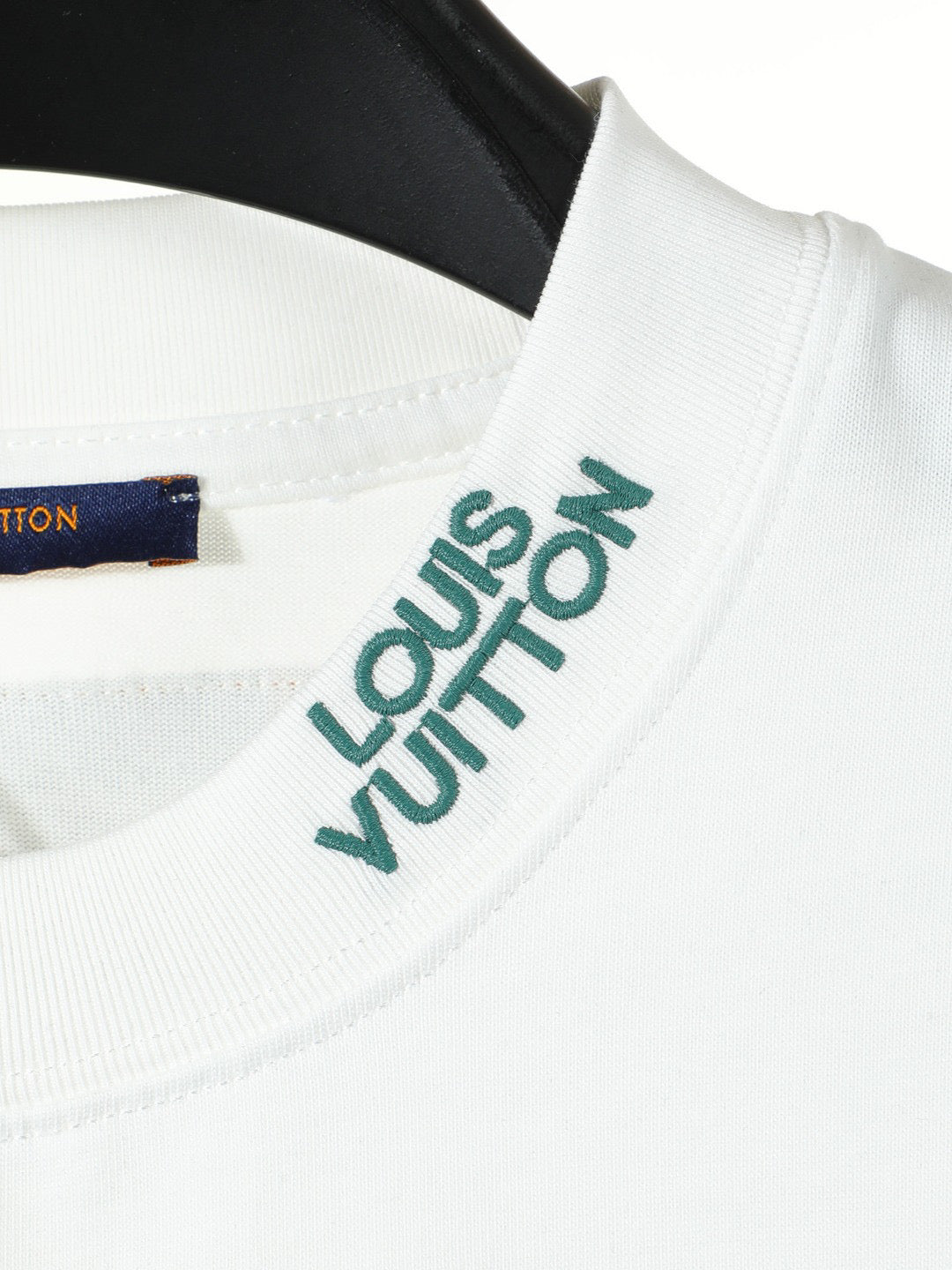 LV Embroidered Collar T-Shirt
