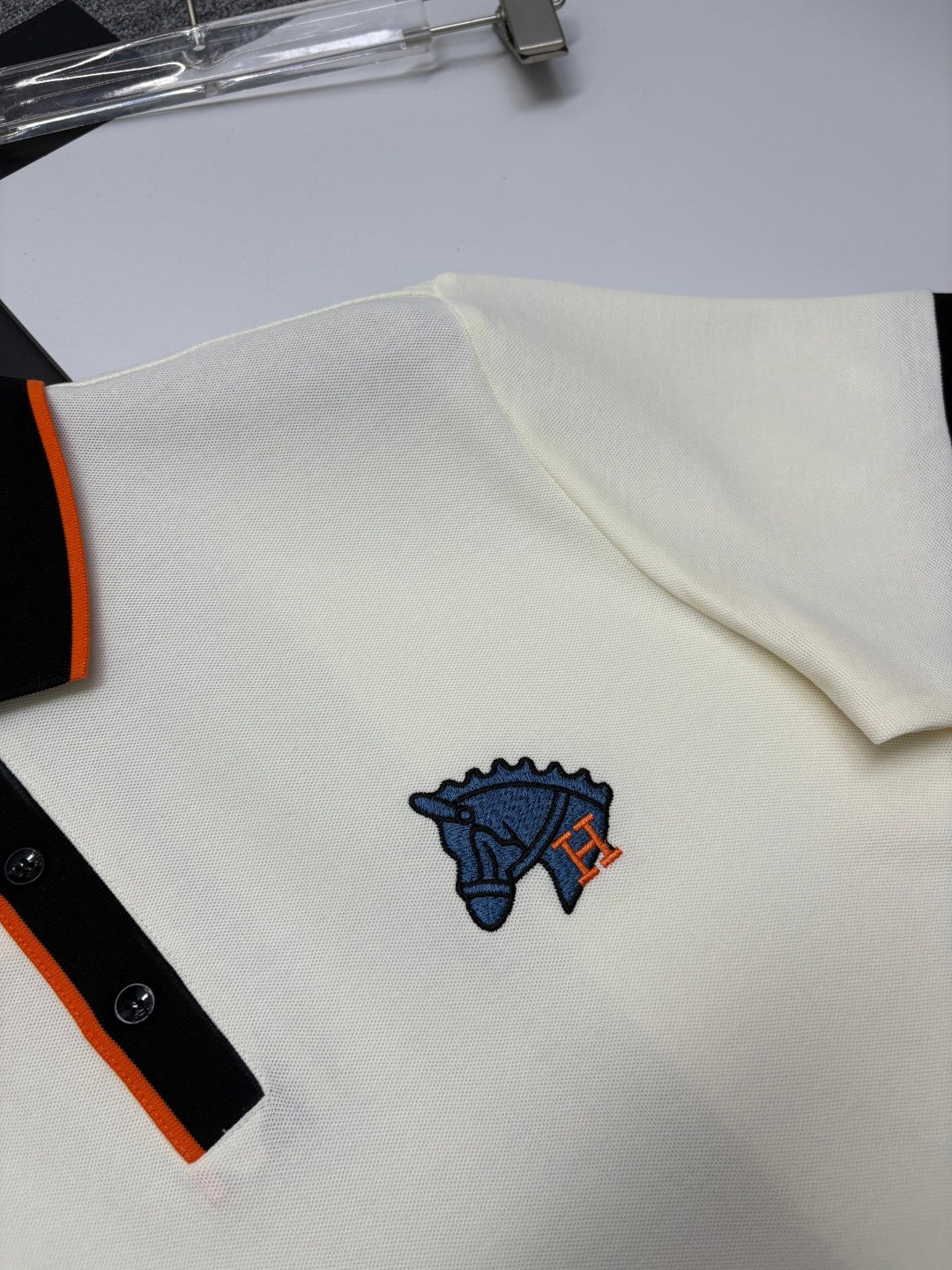 Hermes Embroidered Polo Shirt