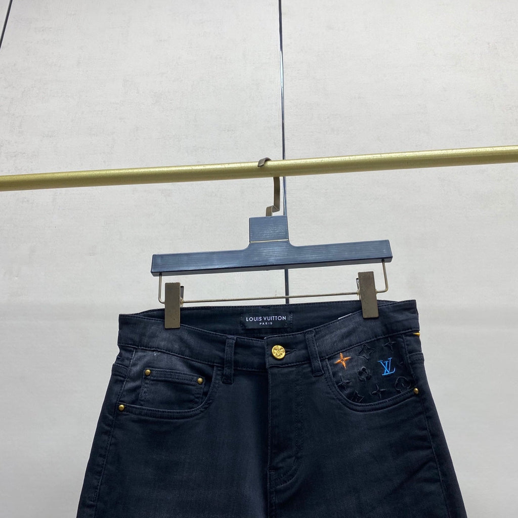 LV Slim Fit Straight Leg Jeans