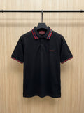 Gucci Embroidered Collar Polo Shirt