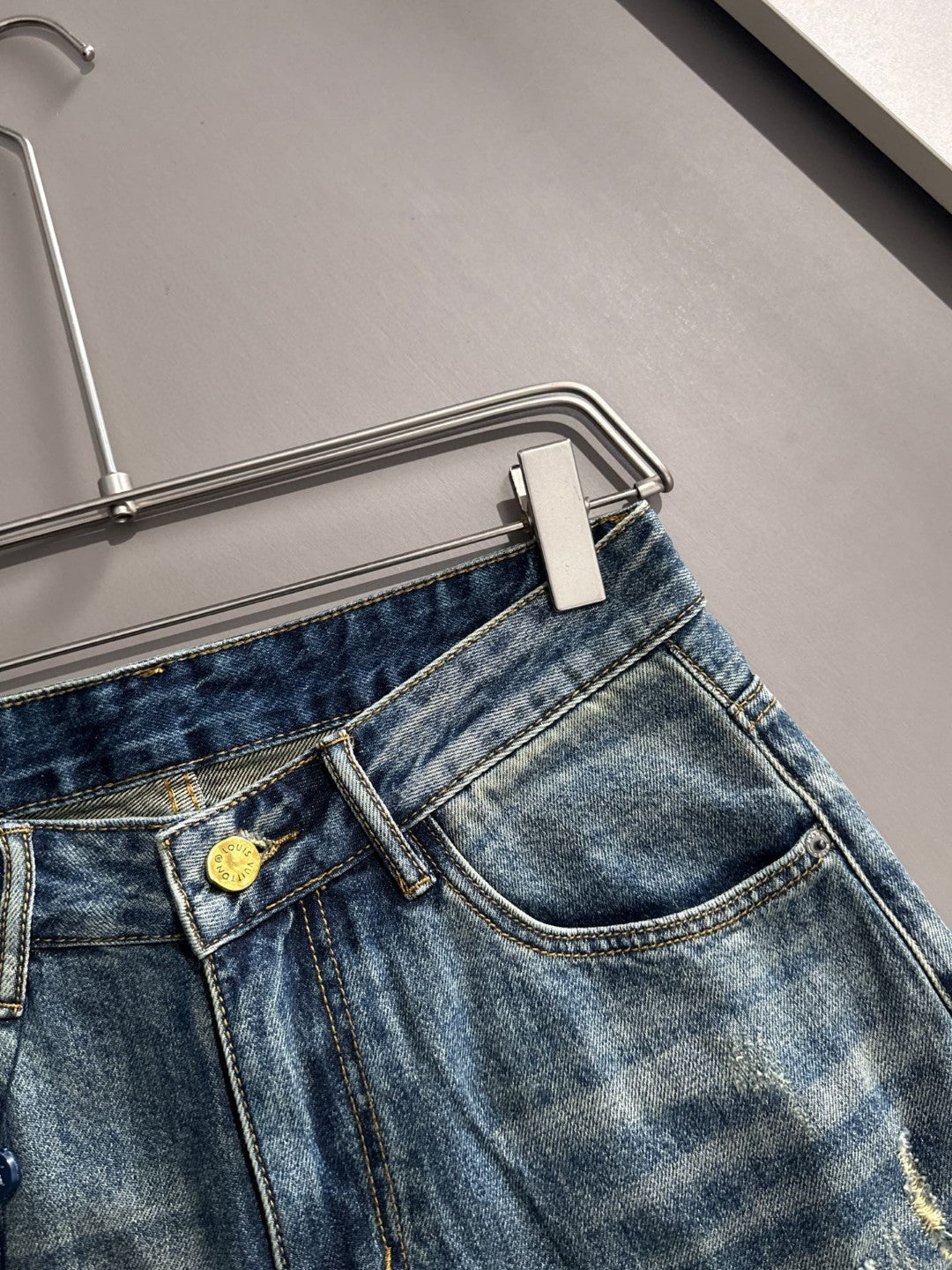 LV Denim Shorts
