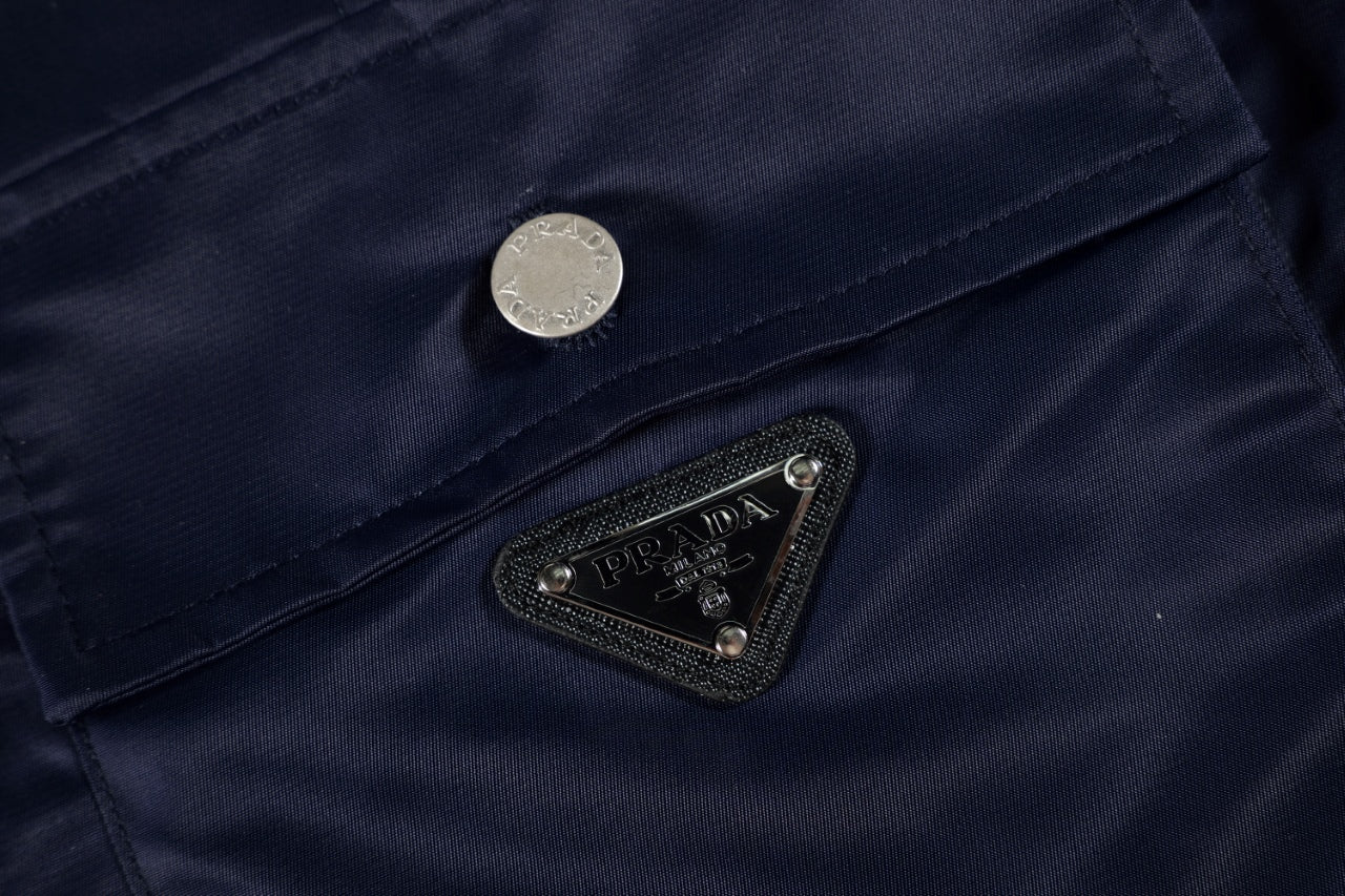 Prada Double Pocket Short-Sleeve Shirt
