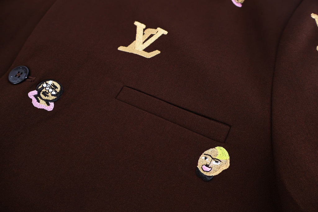 LV Portrait Embroidered Jacket