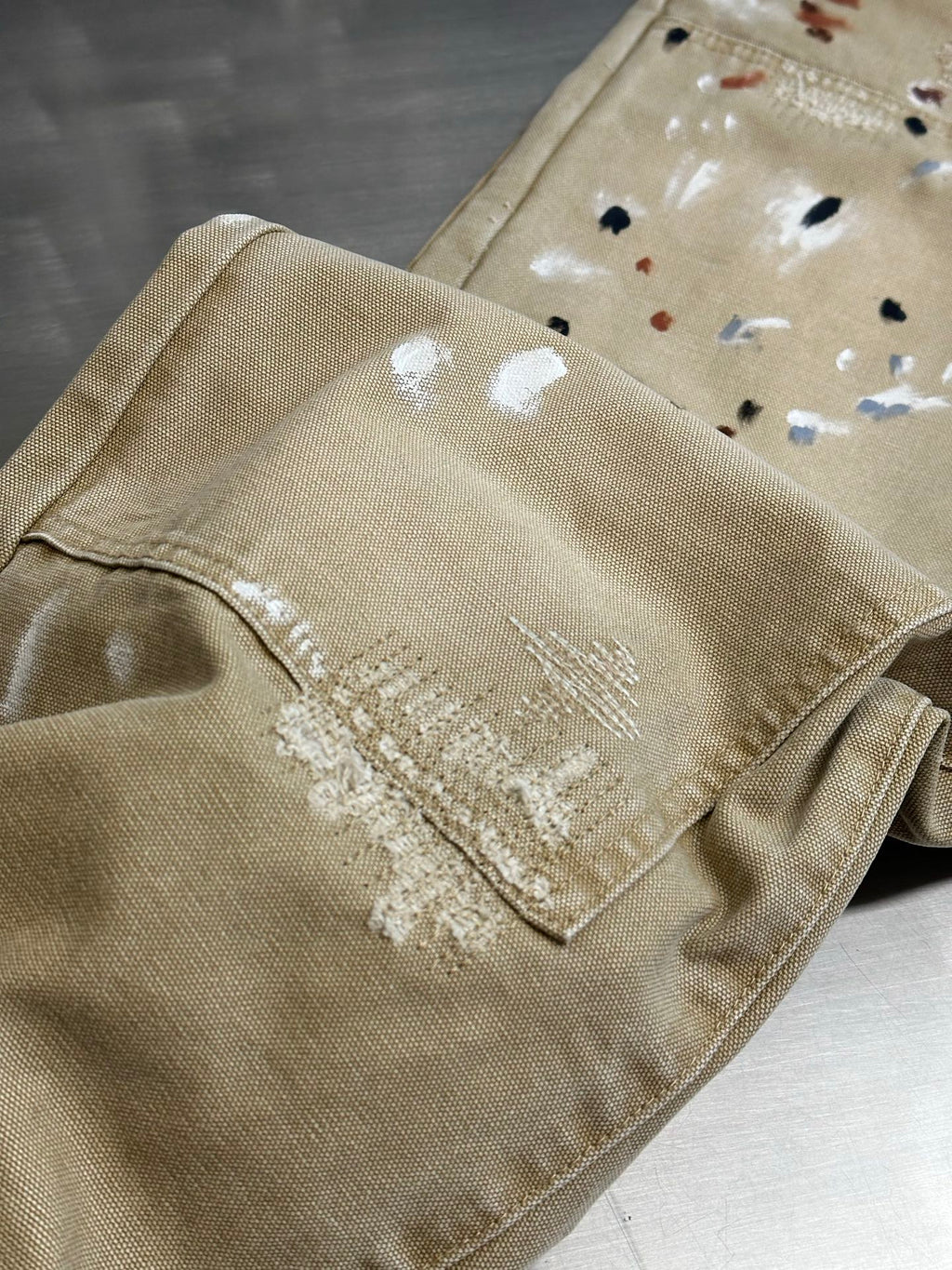 LV Painted Plain Jeans