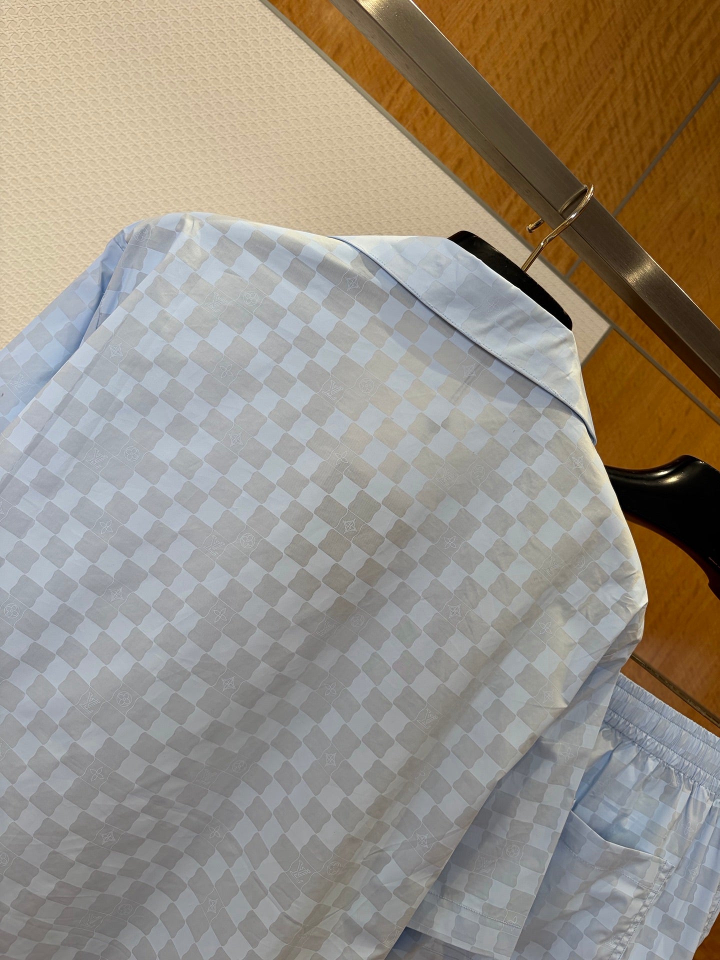 LV Casual Short-Sleeve Shirt & Short Set