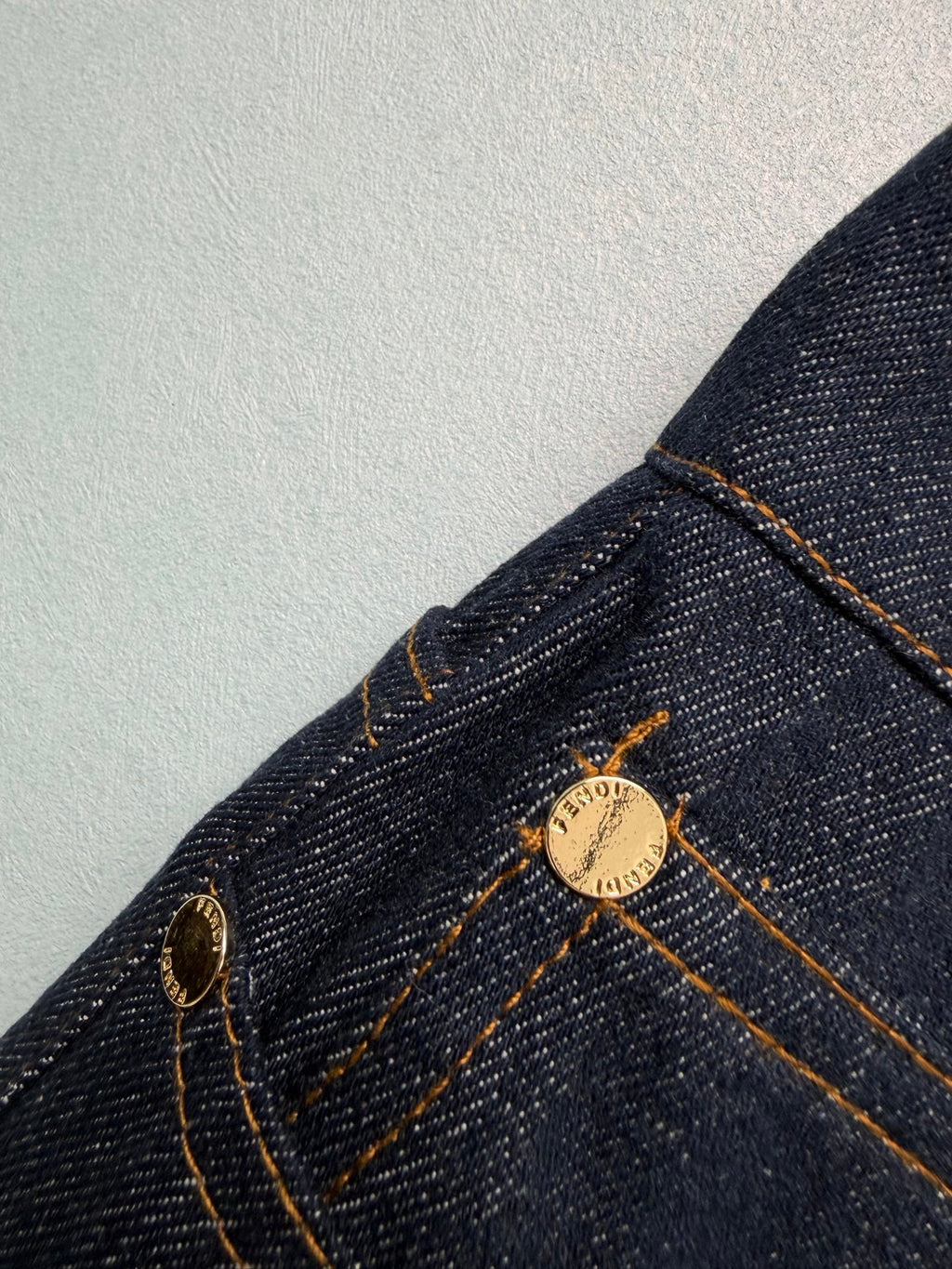 Women Fendi High Waisted Straight-Leg Jeans