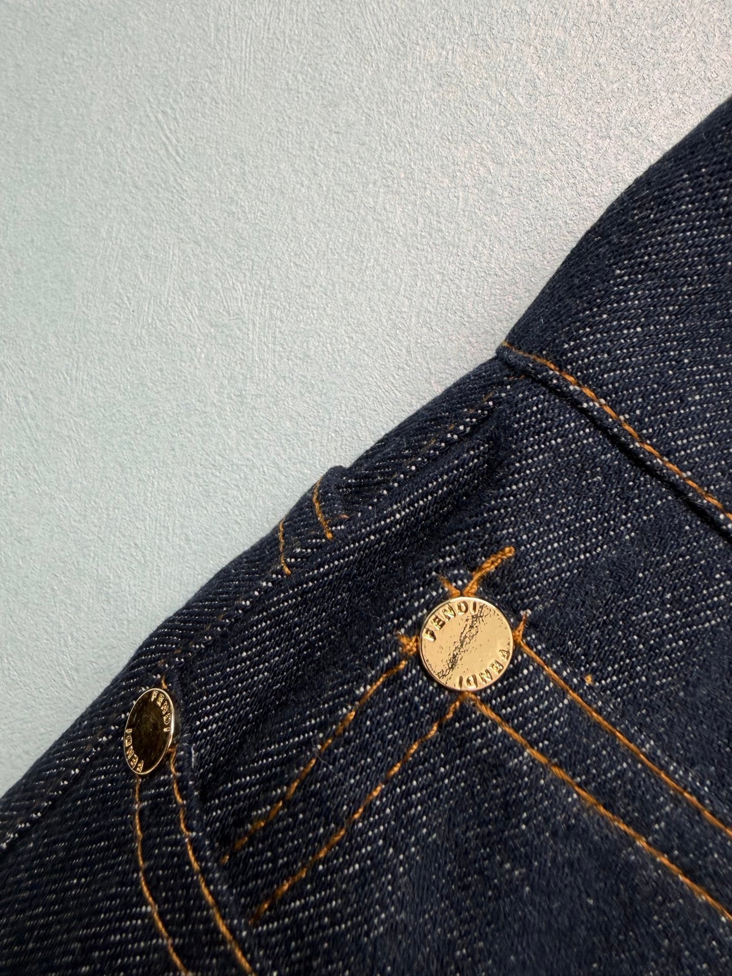 Women Fendi High Waisted Straight-Leg Jeans