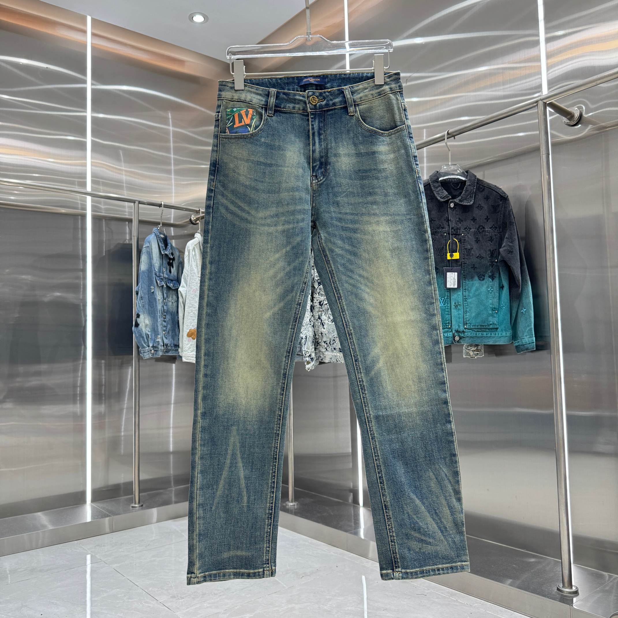 LV Straight-Leg Jeans