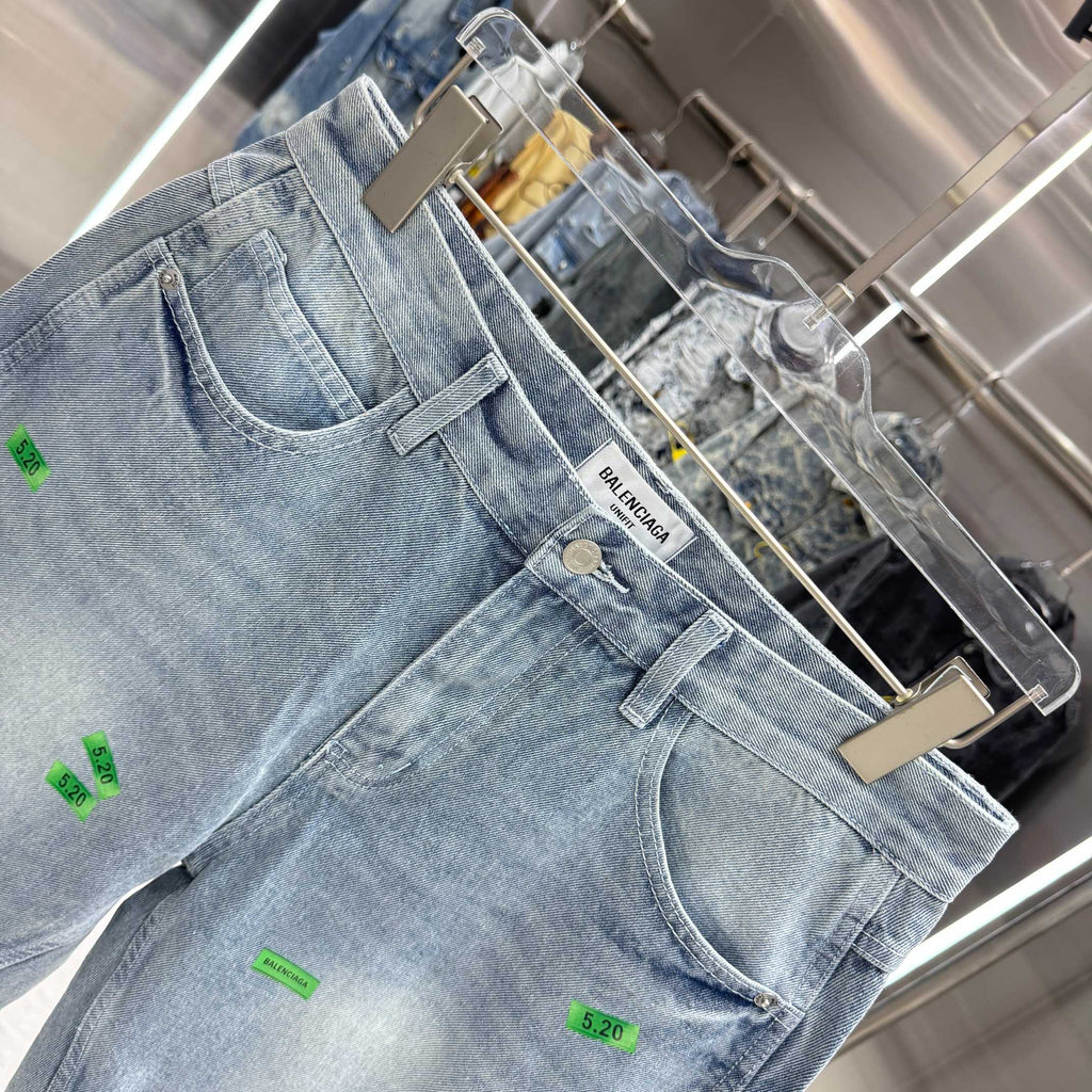 Balenciaga Denim Shorts