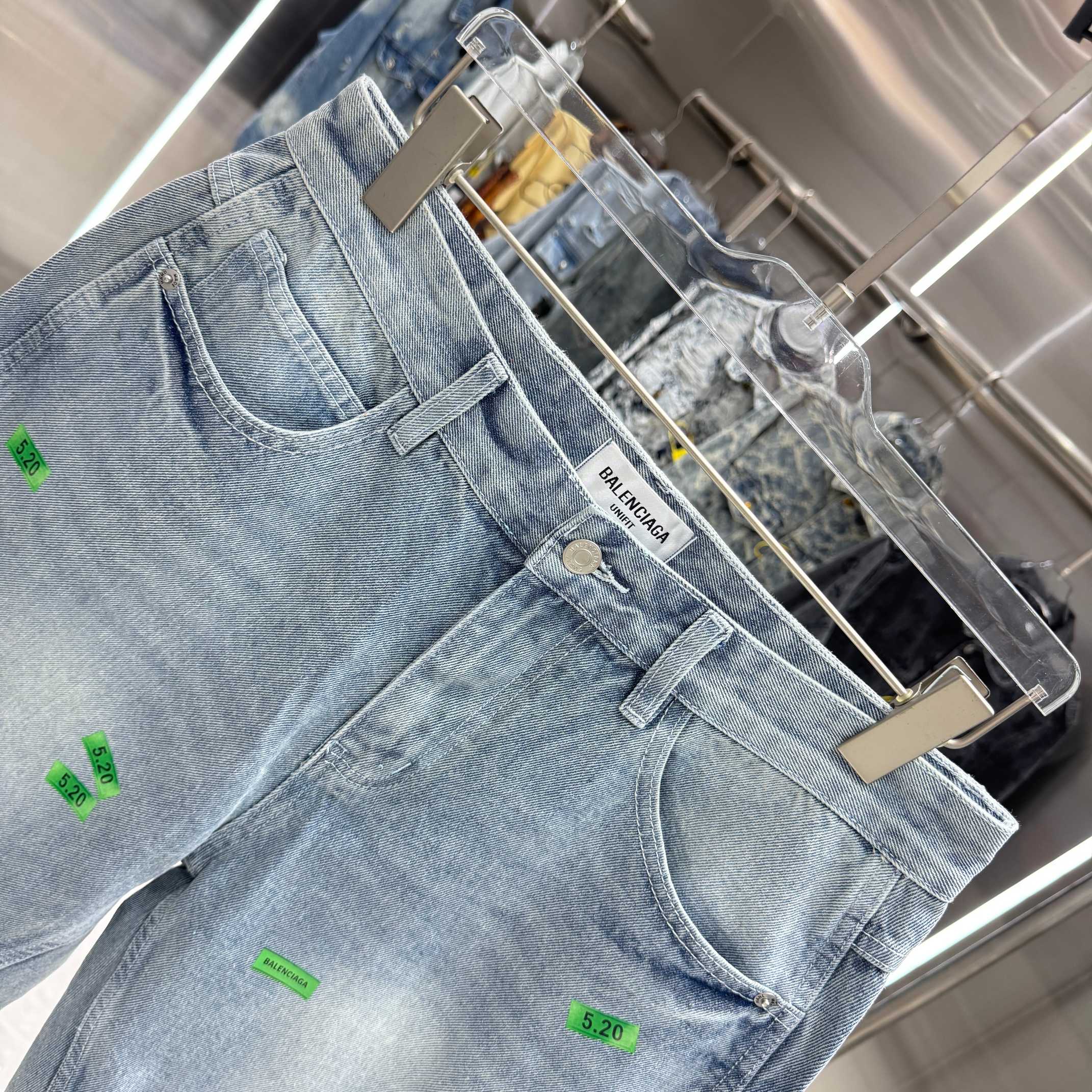 Balenciaga Denim Shorts