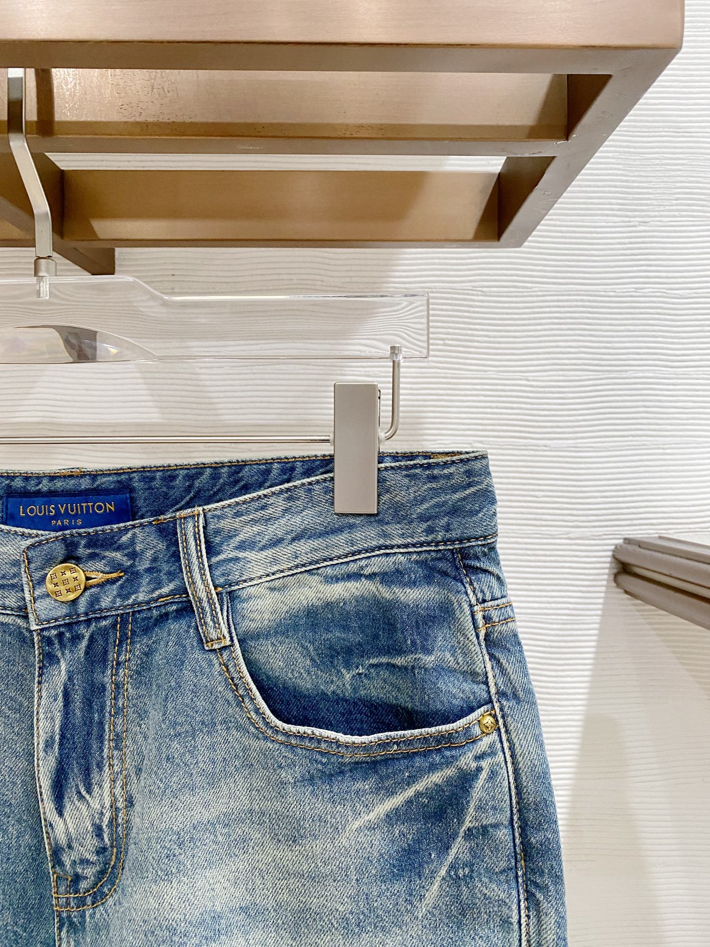 LV Denim Shorts