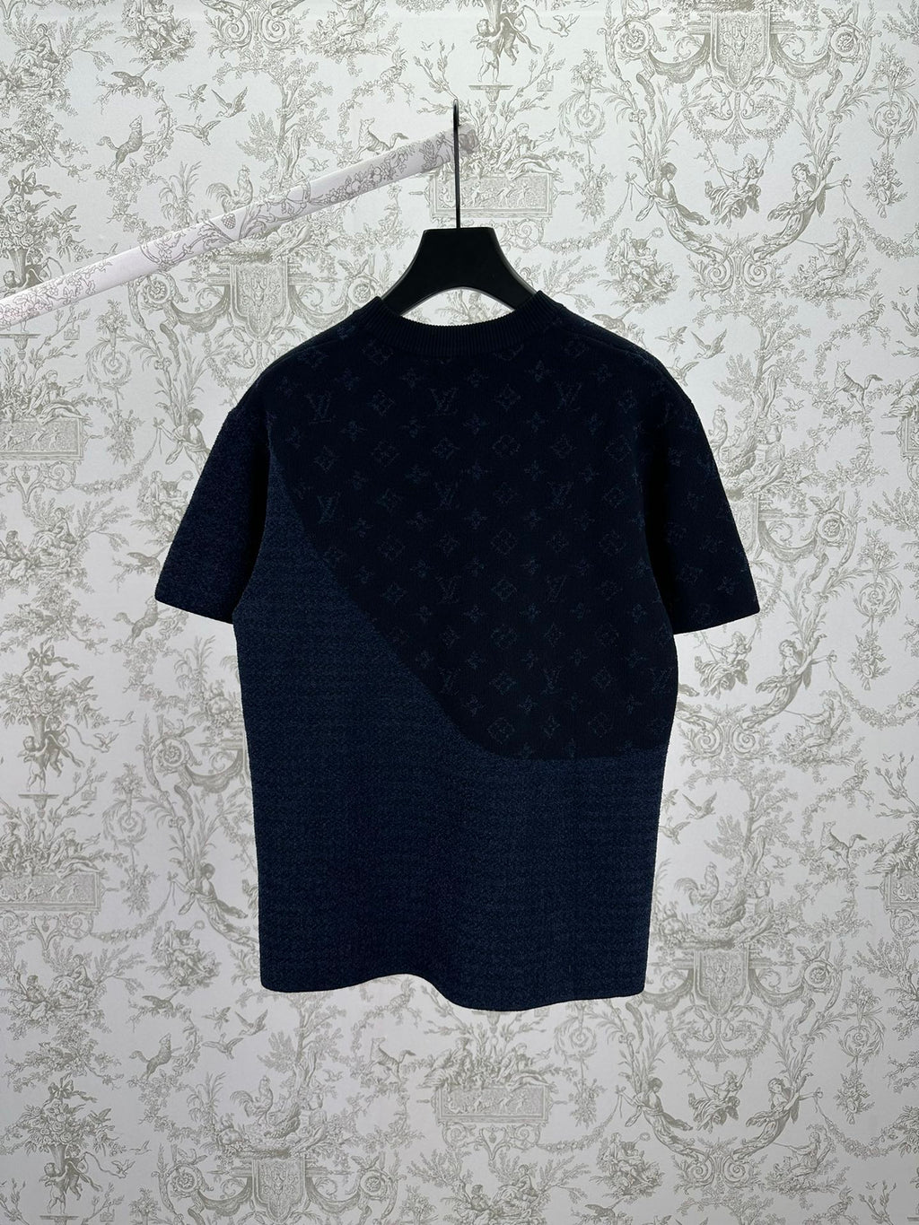 Louis Vuitton Jacquard Short-Sleeve Crew Neck Top