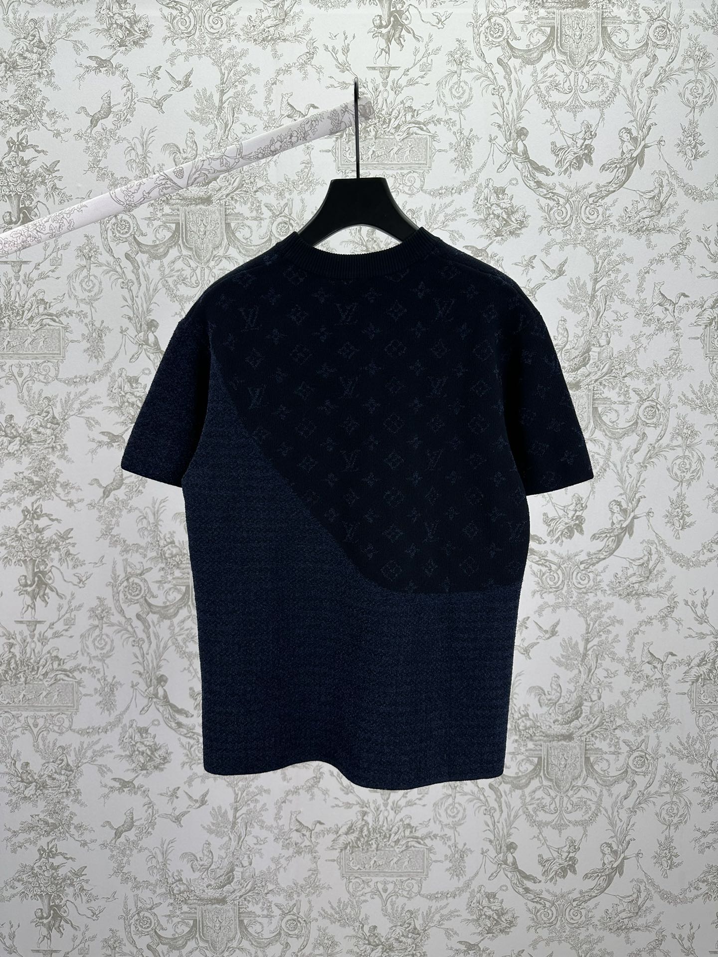 Louis Vuitton Jacquard Short-Sleeve Crew Neck Top