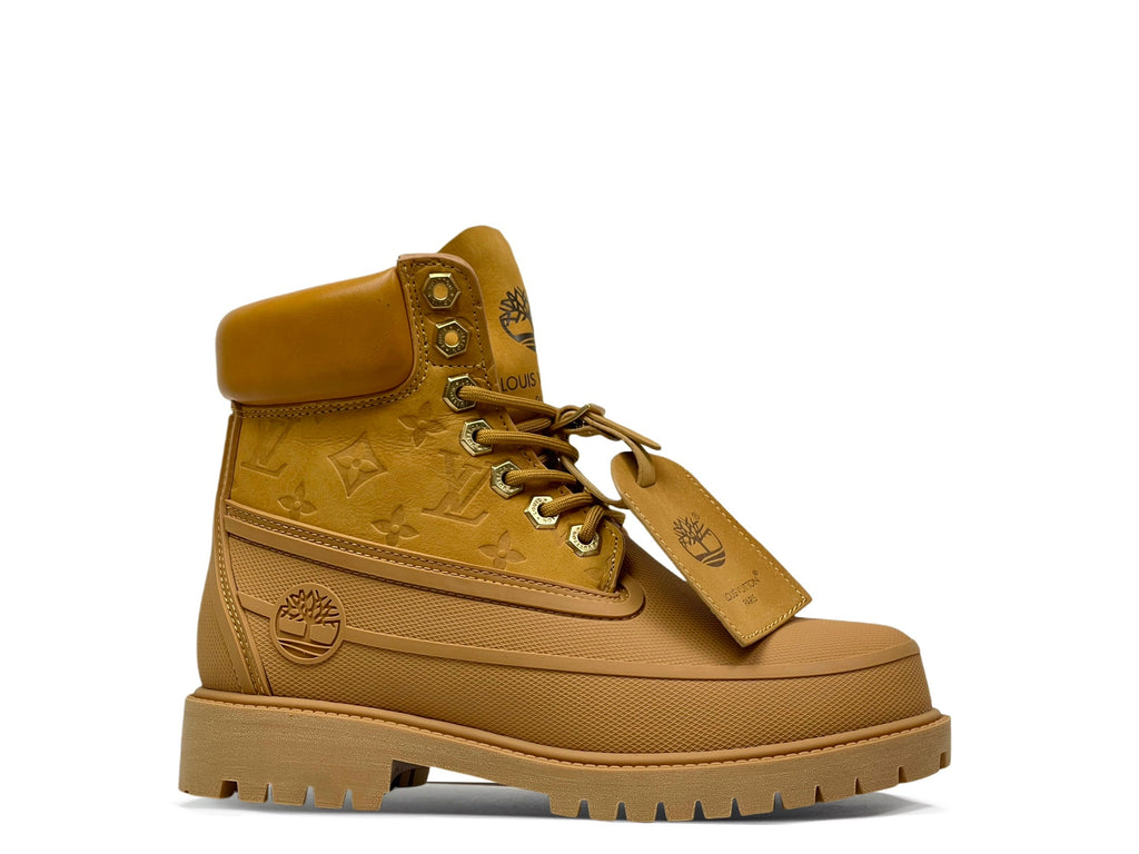 Louis Vuitton × Timberland 6" ankle boot olive green -US(LV) size 10
