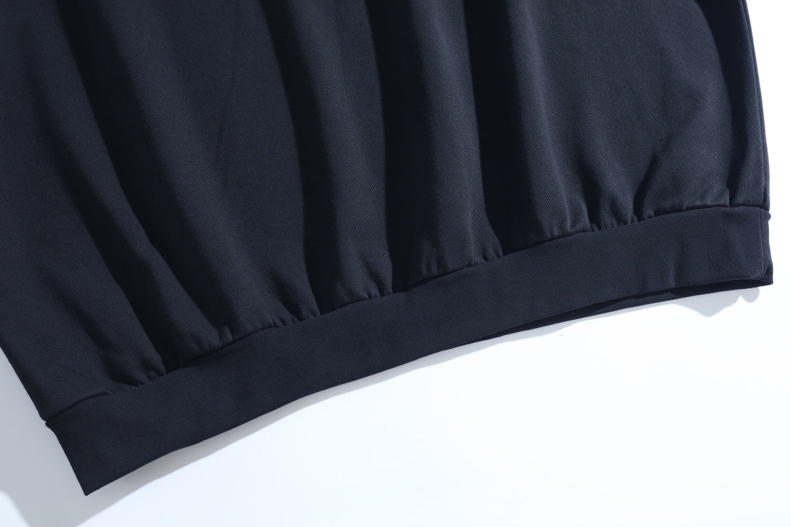 Balenciaga Two-Piece Shirt Collar Classic Letter Embroidered Sweatshirt Jacket