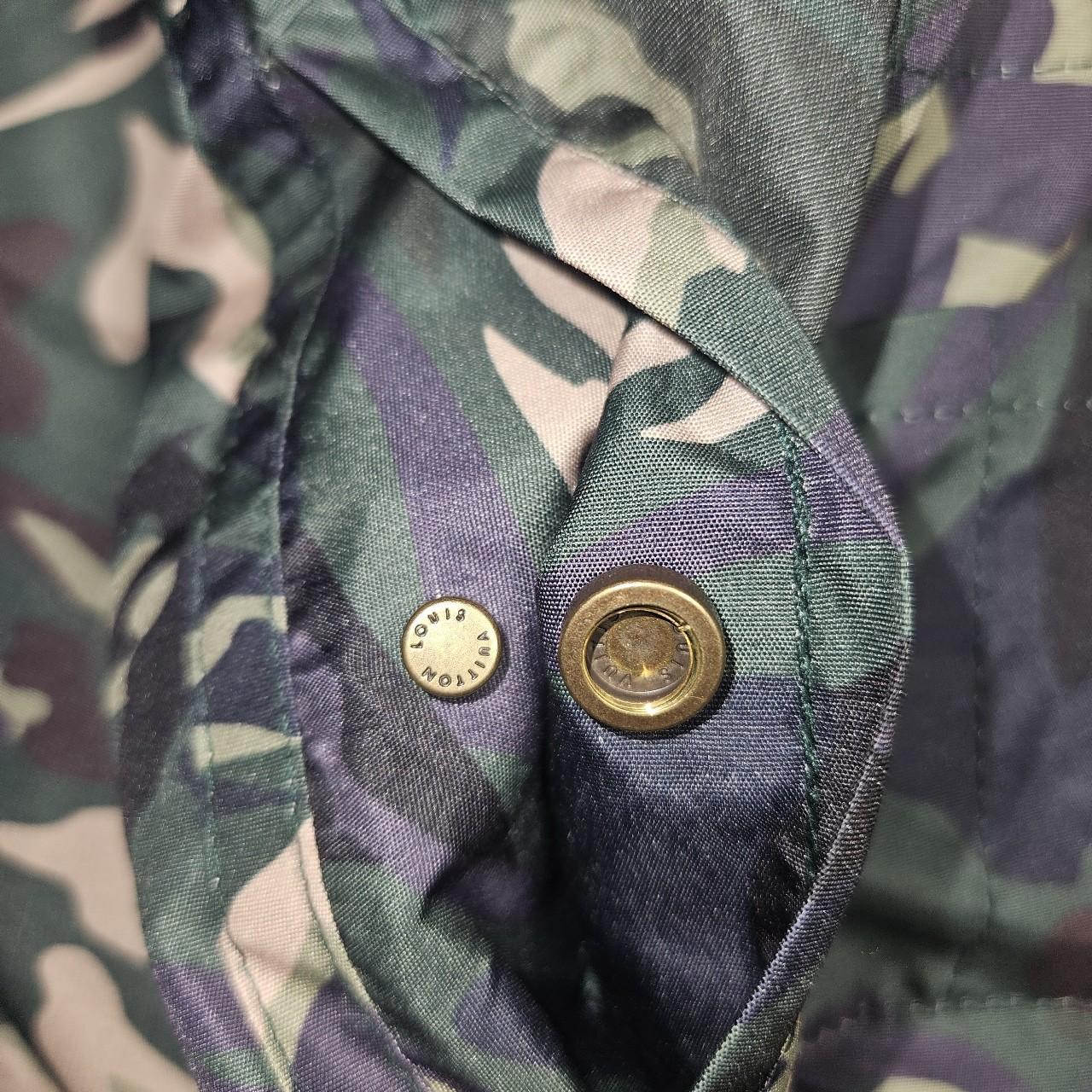 LV/Louis Vuitton Camouflage Monogram Logo Reversible Jacket