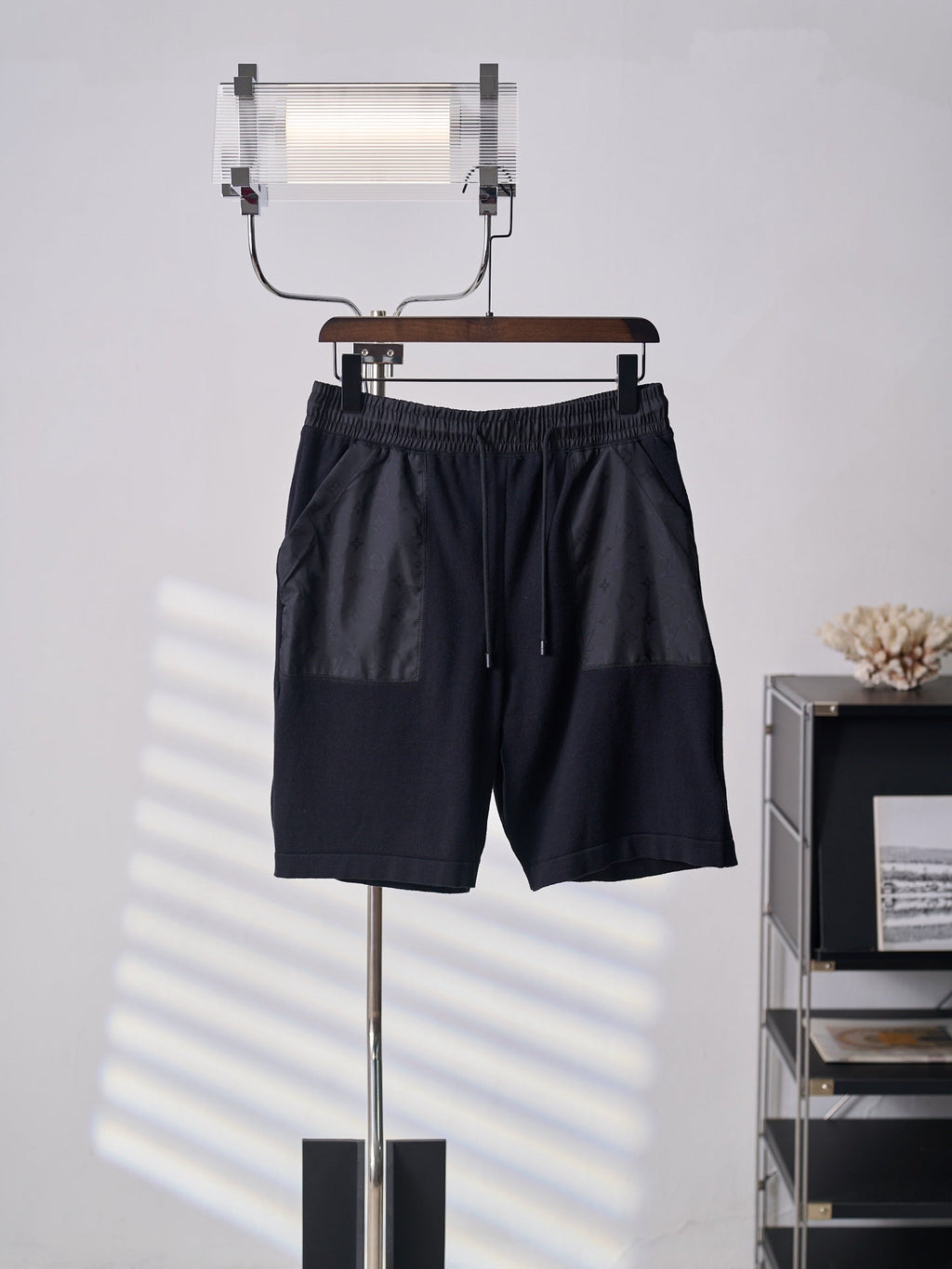LV Patchwork Knitted Shorts