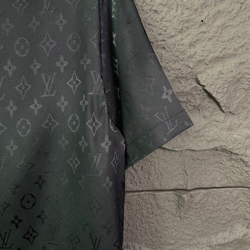 LV Jacquard Short Sleeve Shirt
