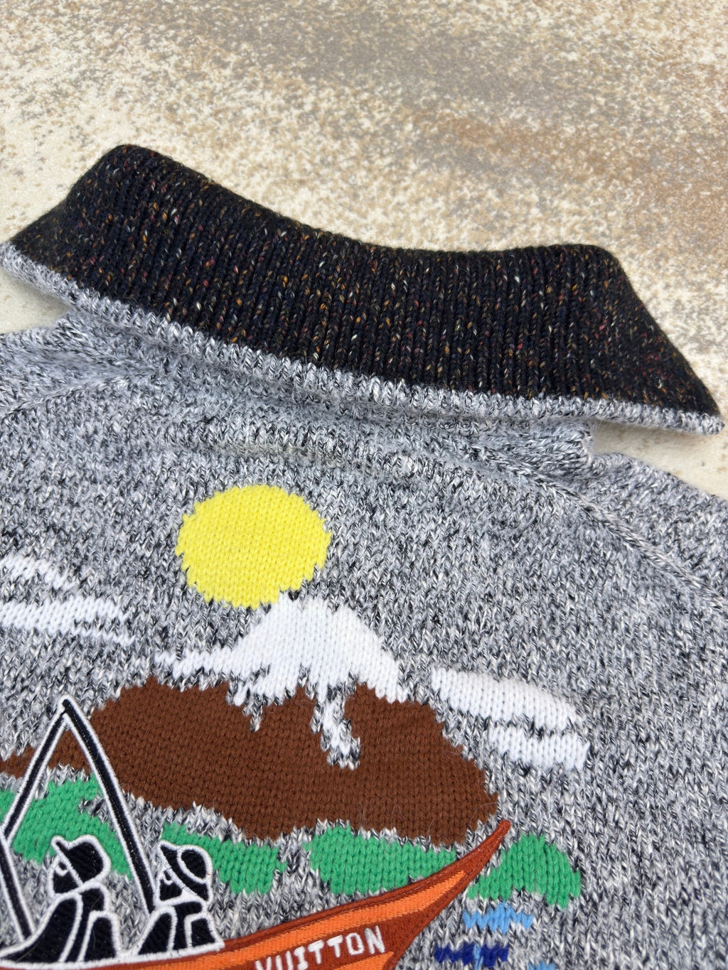 LV Pharrell Williams & Nigo Collab Knit Sweater