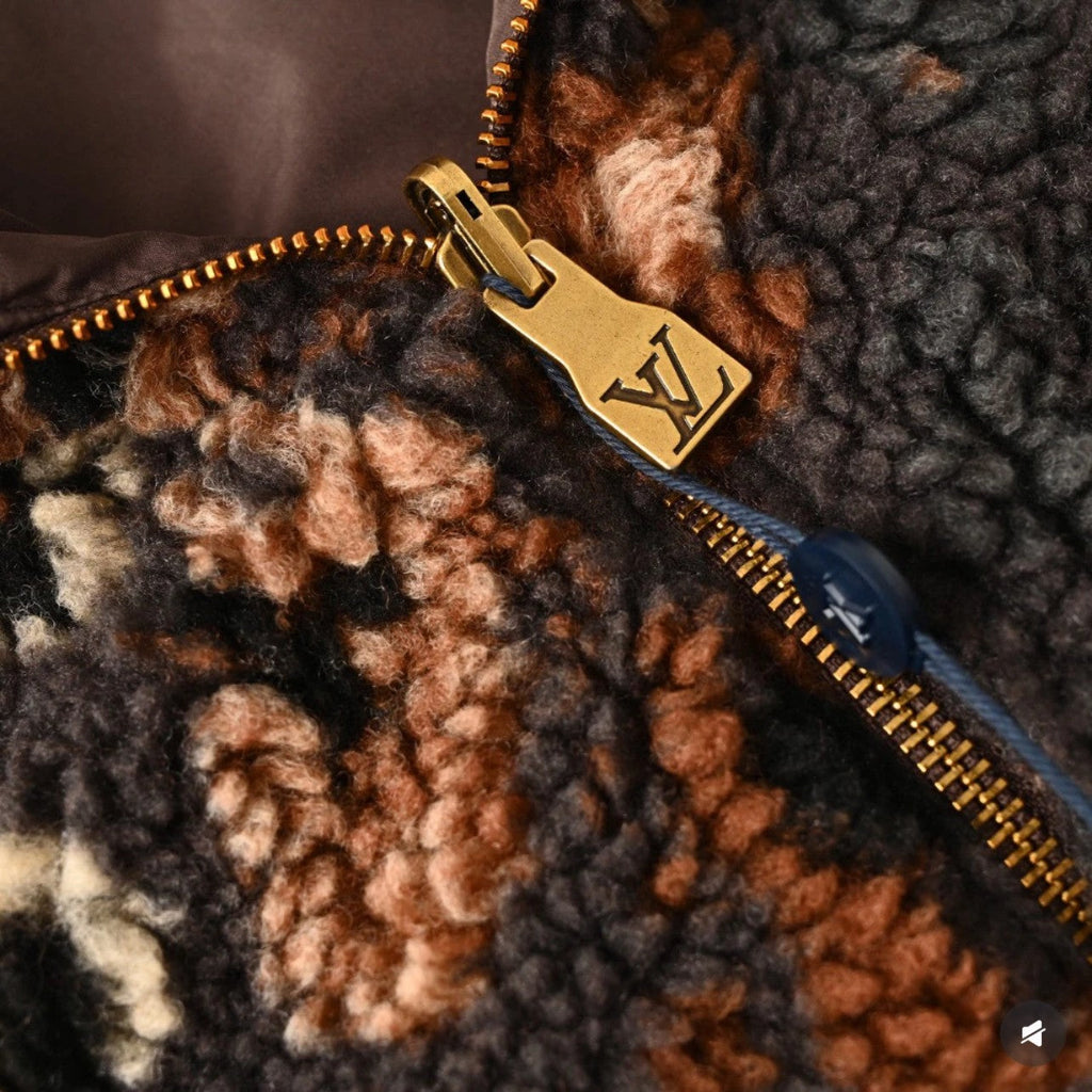 LV Runway Baseball Jacket Reversible