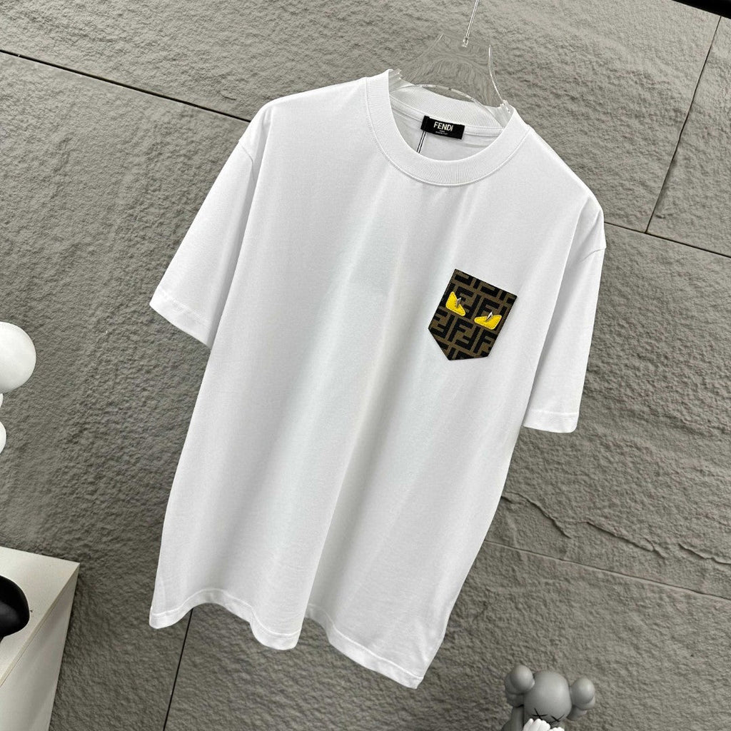 Fendi 3D Embroidered T-Shirt
