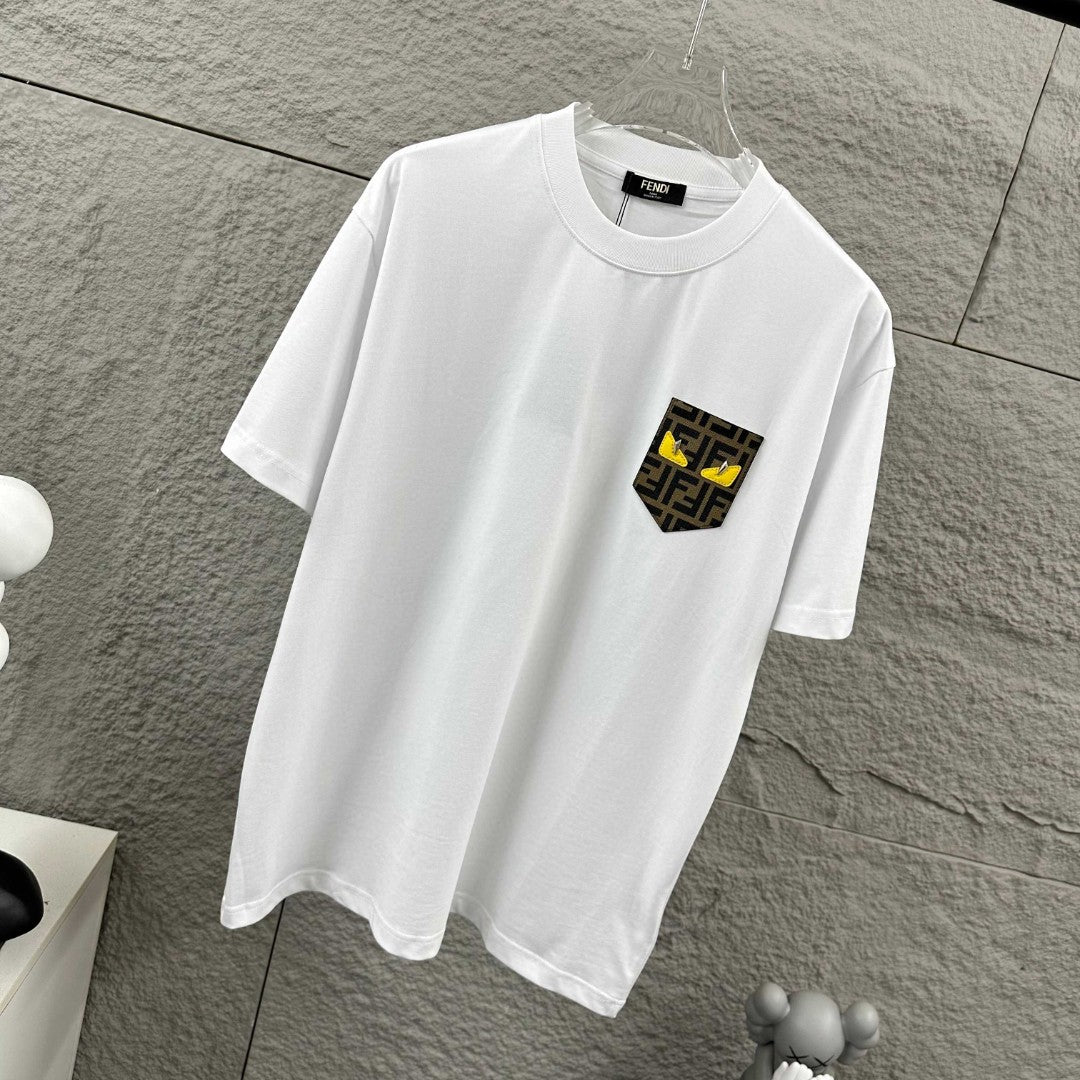 Fendi 3D Embroidered T-Shirt
