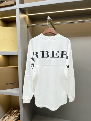 Burberry Back Letter Cre Neck Sweatshirt