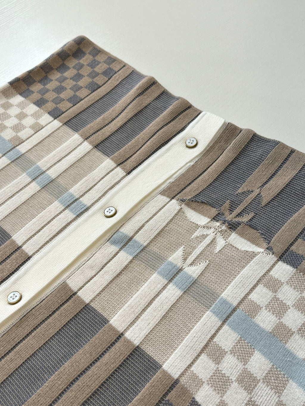 LV Graphic Jacquard Short-Sleeved Shirt