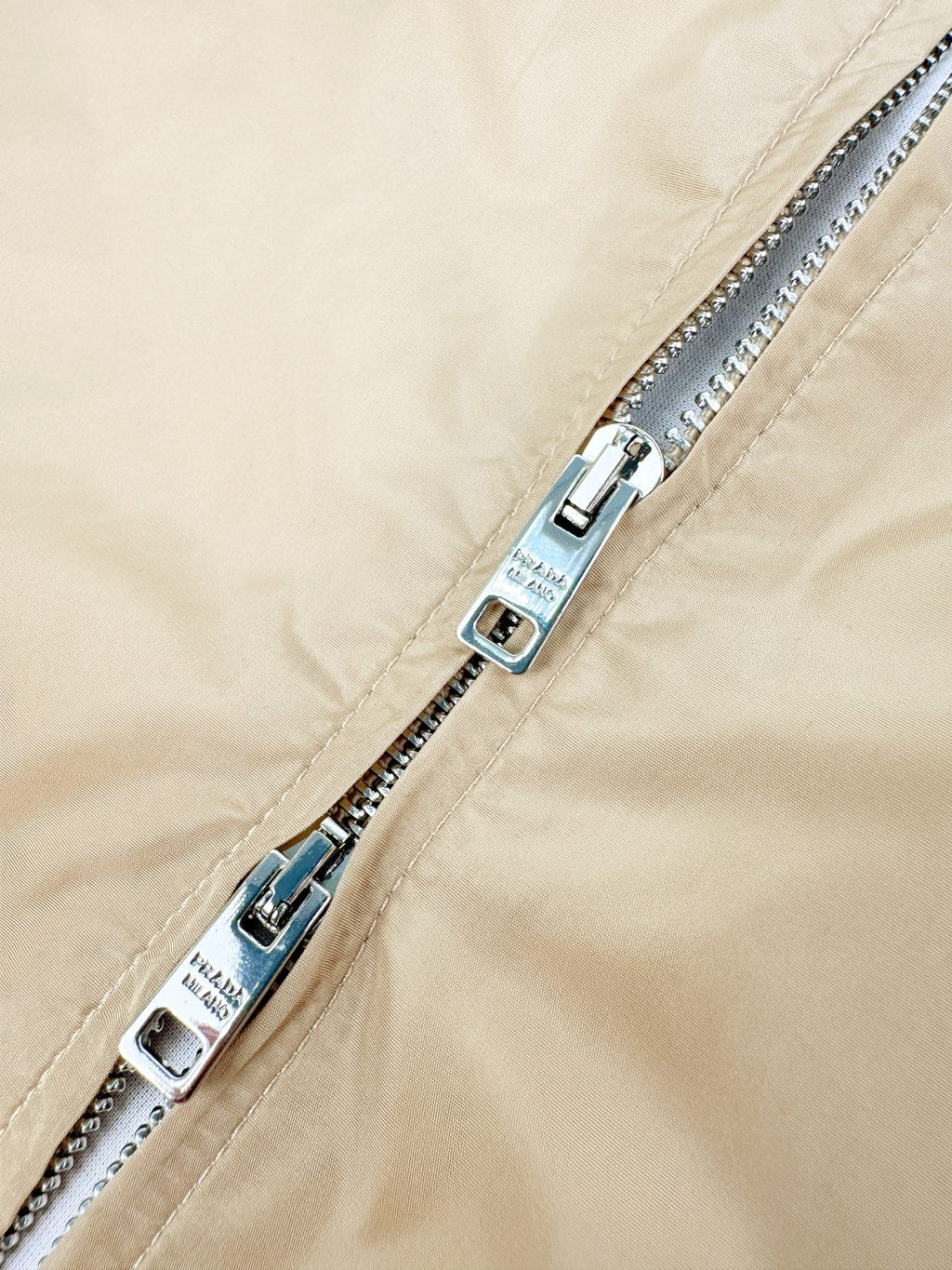 Prada Zipper Short Sleeve Shirt