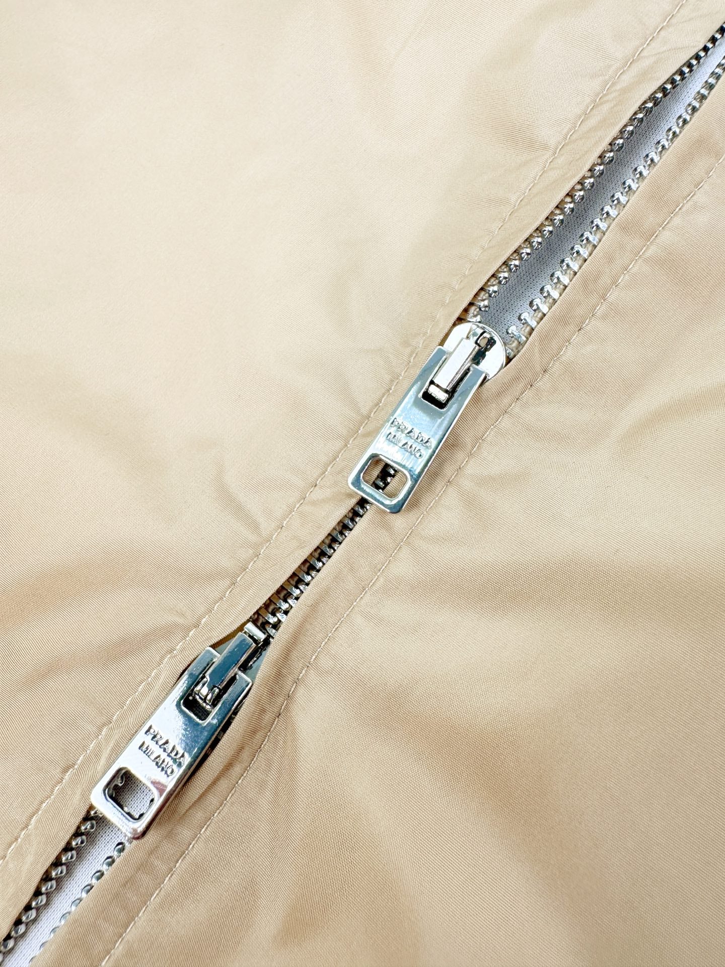 Prada Zipper Short Sleeve Shirt
