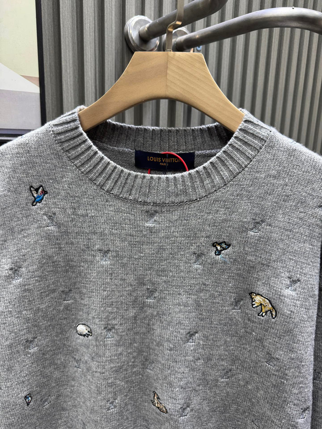 LV embroidered Sweatshirt