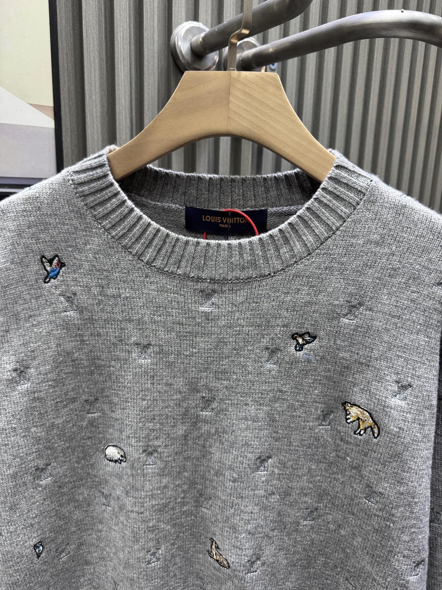 LV embroidered Sweatshirt