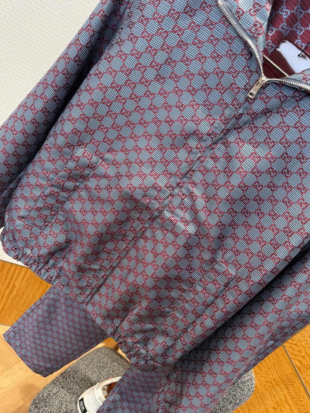 Gucci All-over Print Jacket and Straight Leg Suit