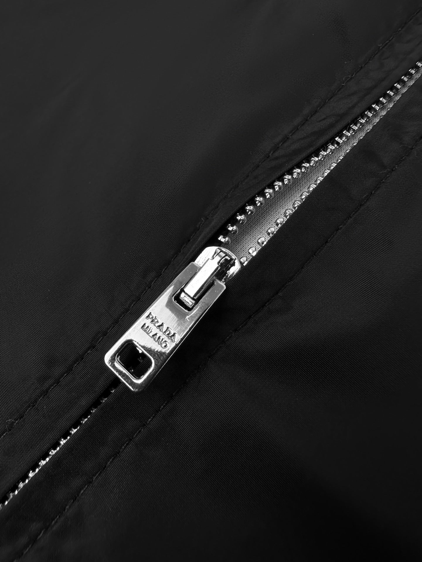 Prada Zipper Short Sleeve Shirt