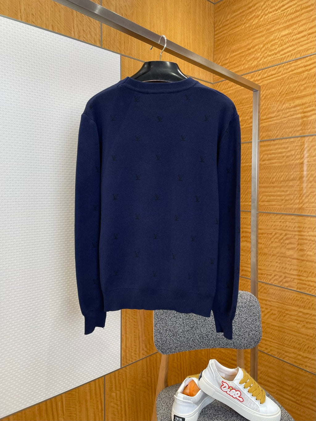 LV All-over Animal embroidery Sweater