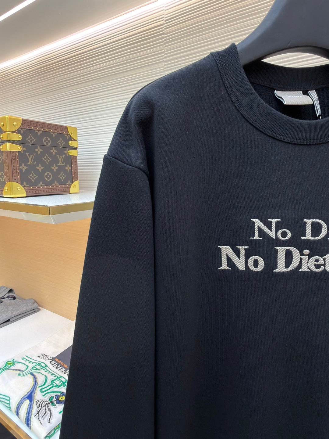 Dior Embroidered Crew Neck Sweatshirt