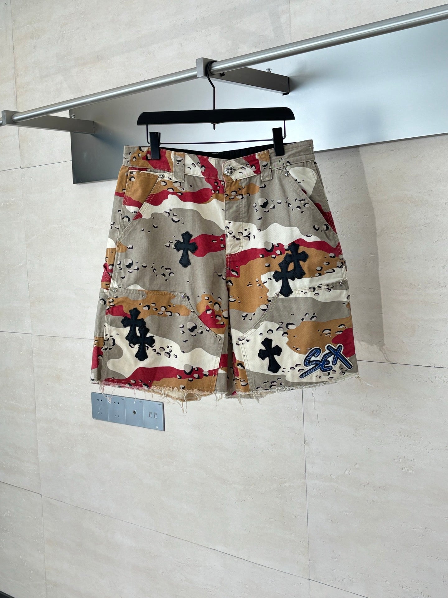 Chrome Heart Camo Shorts