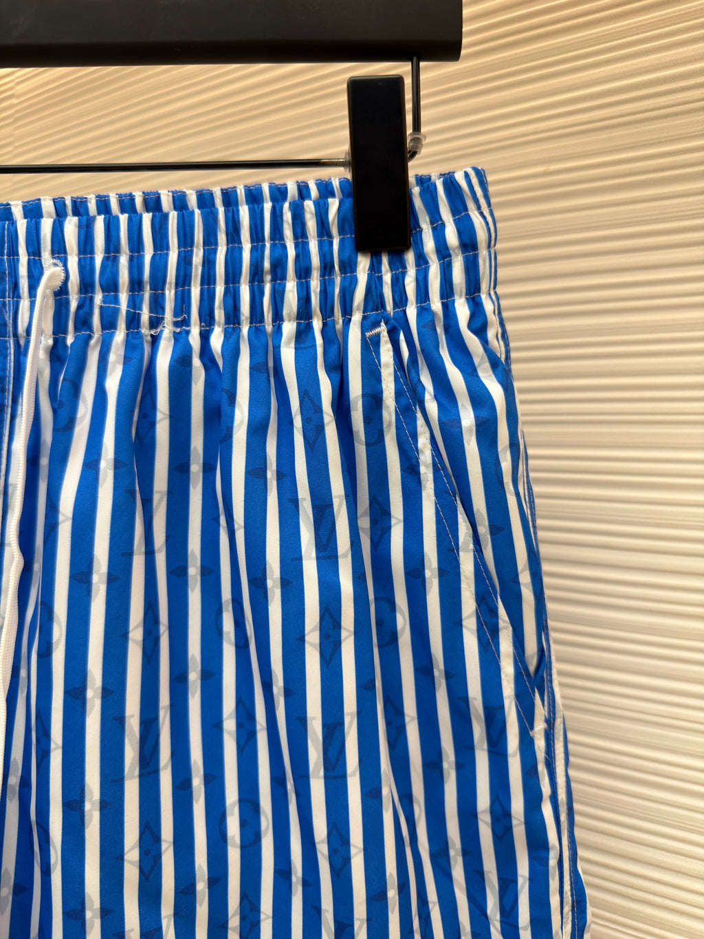 LV Stripe Beach Shorts