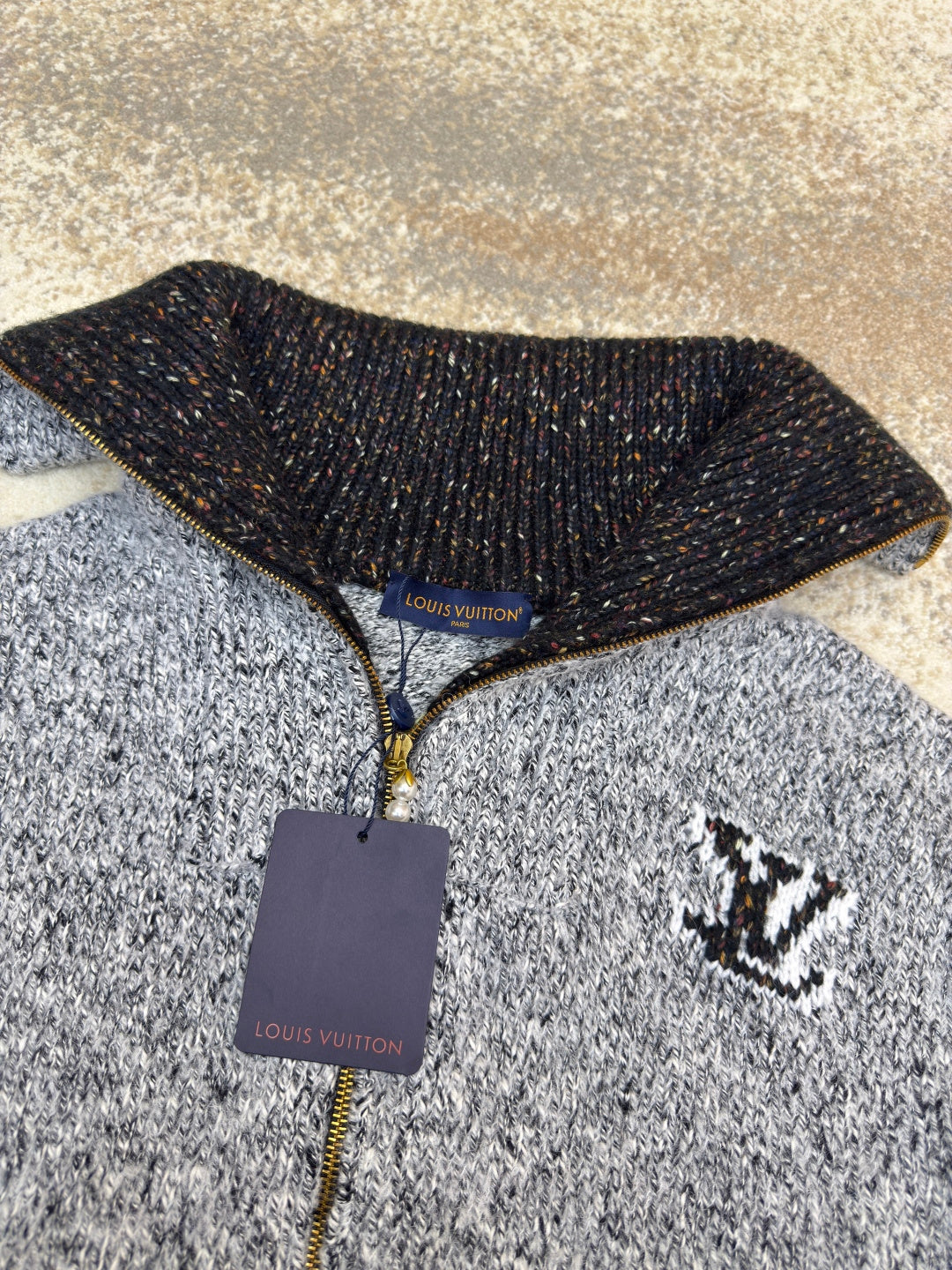 LV Pharrell Williams & Nigo Collab Knit Sweater