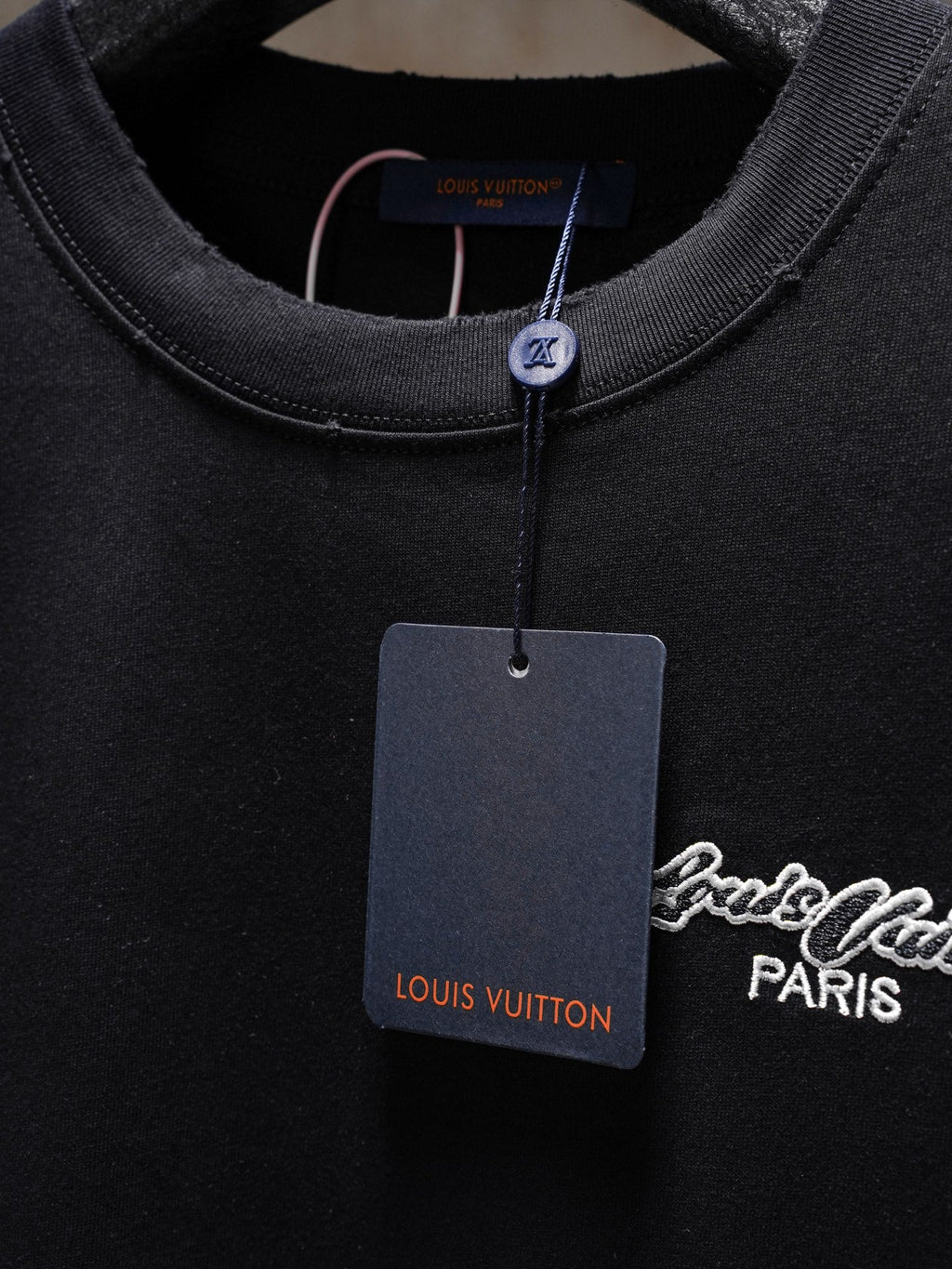 LV Applique Embroidered T-Shirt