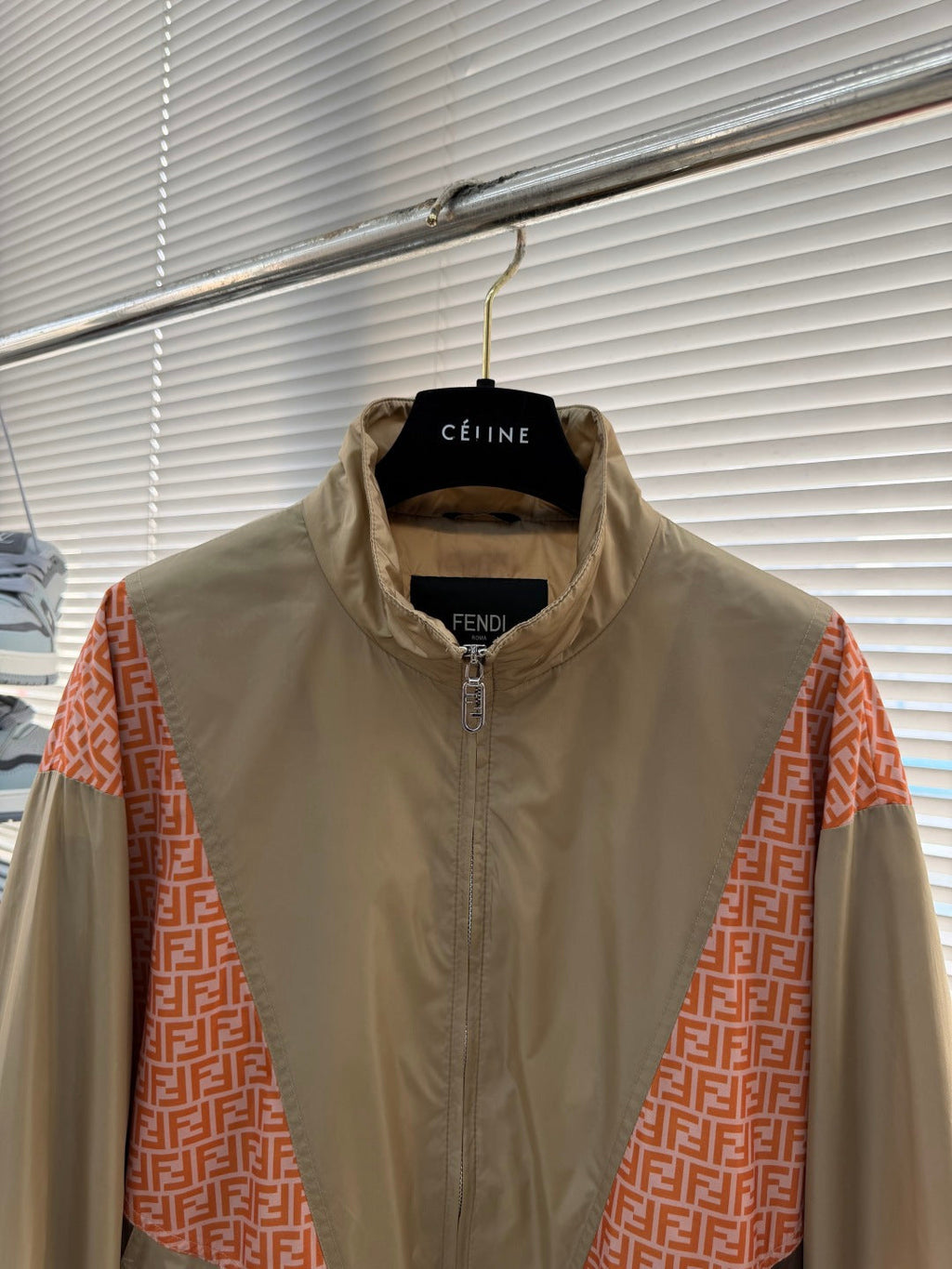 Fendi Stand Collar Jacket
