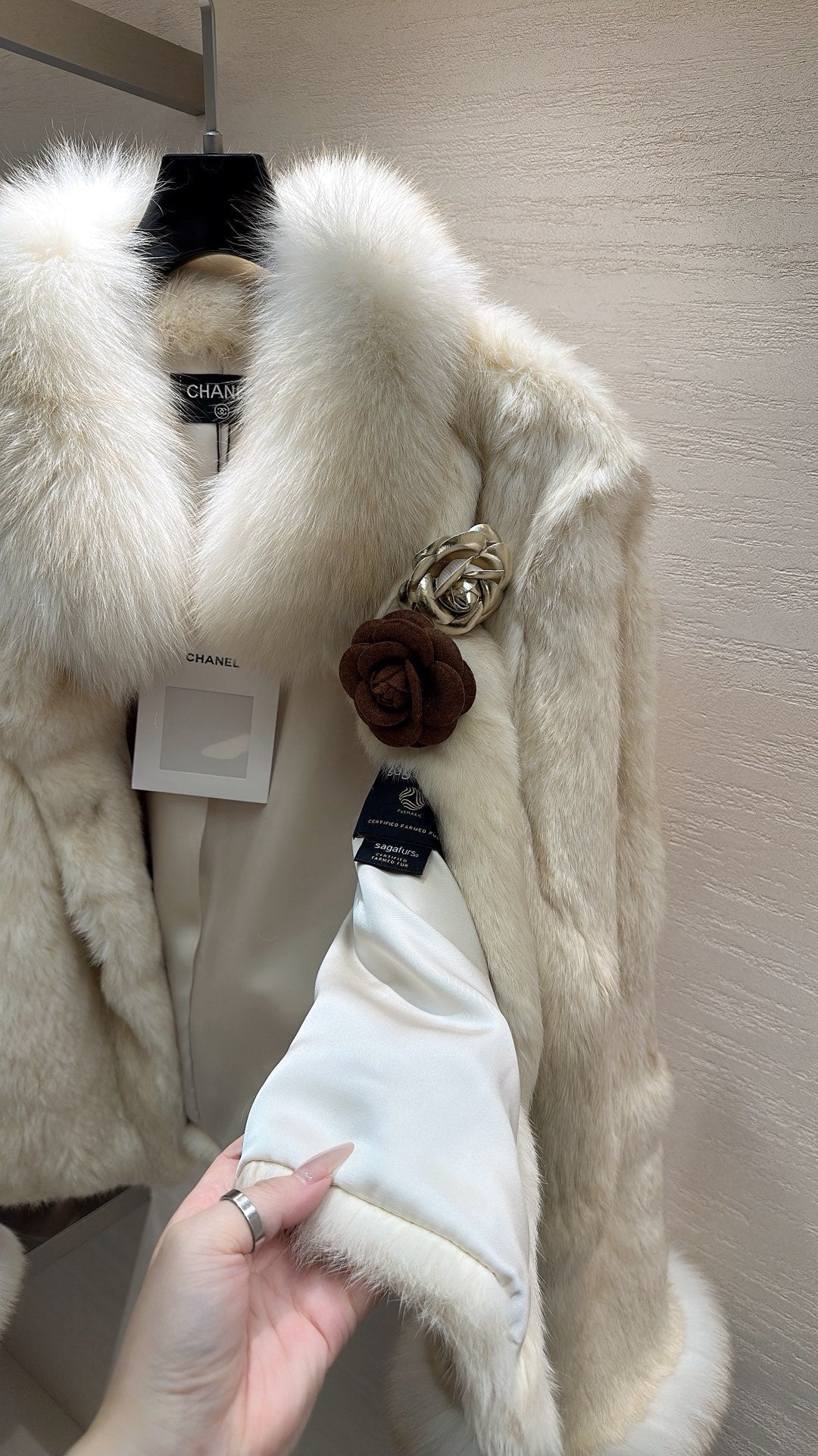 Chanel Rabbit Fur Coat
