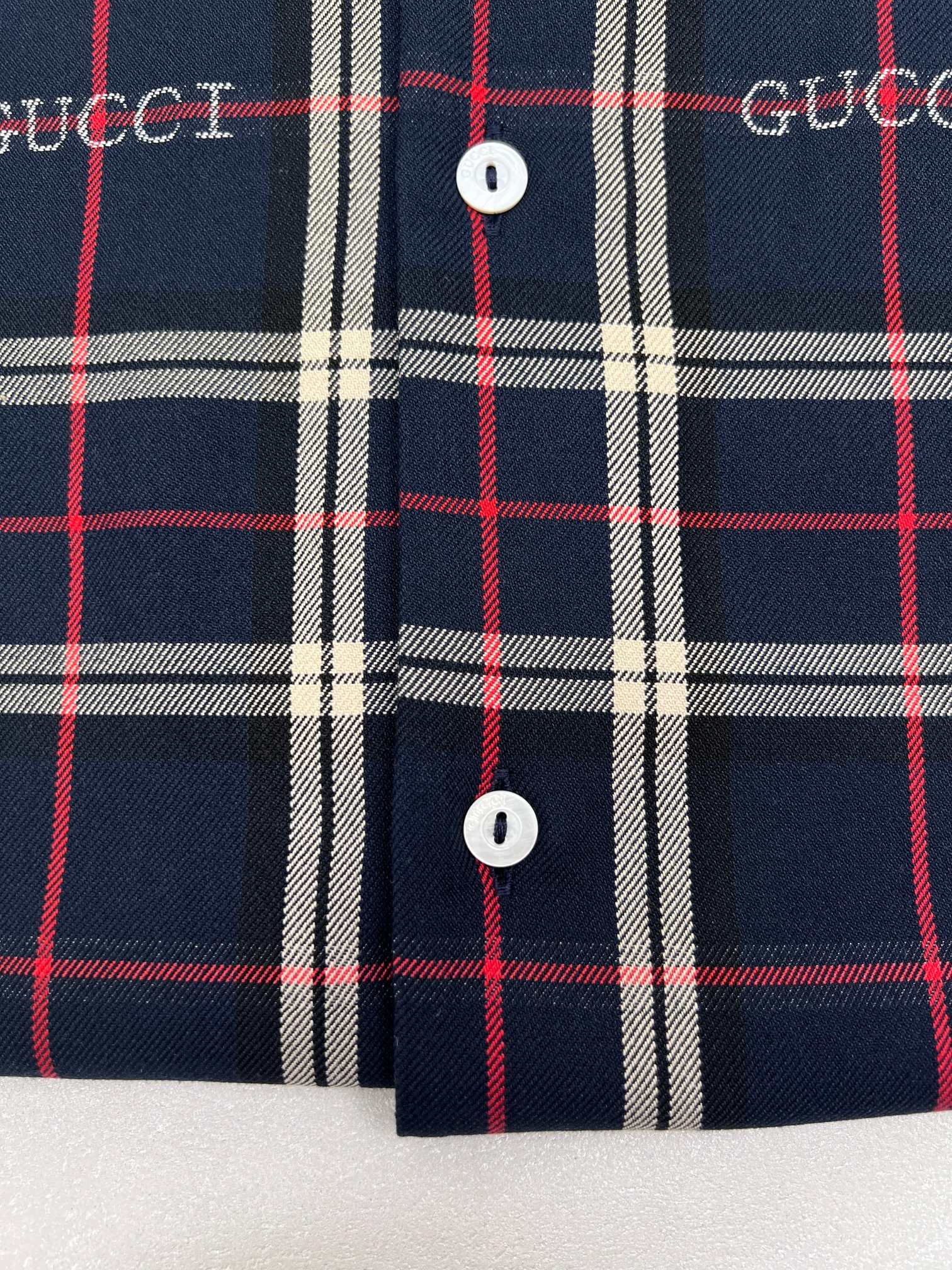 Gucci Plaid Shirt