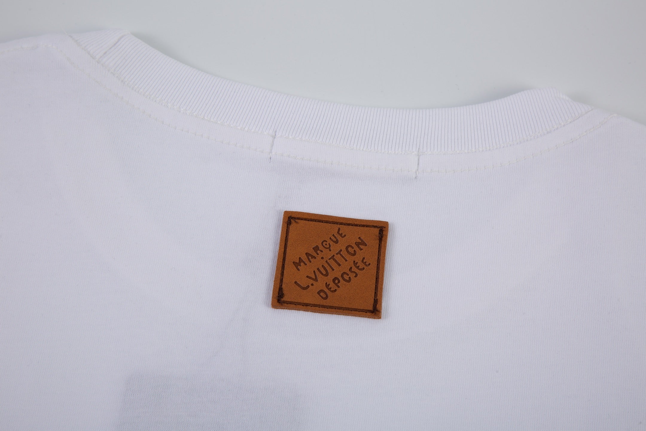 LV Animal Embroidered Crew Neck T-Shirt