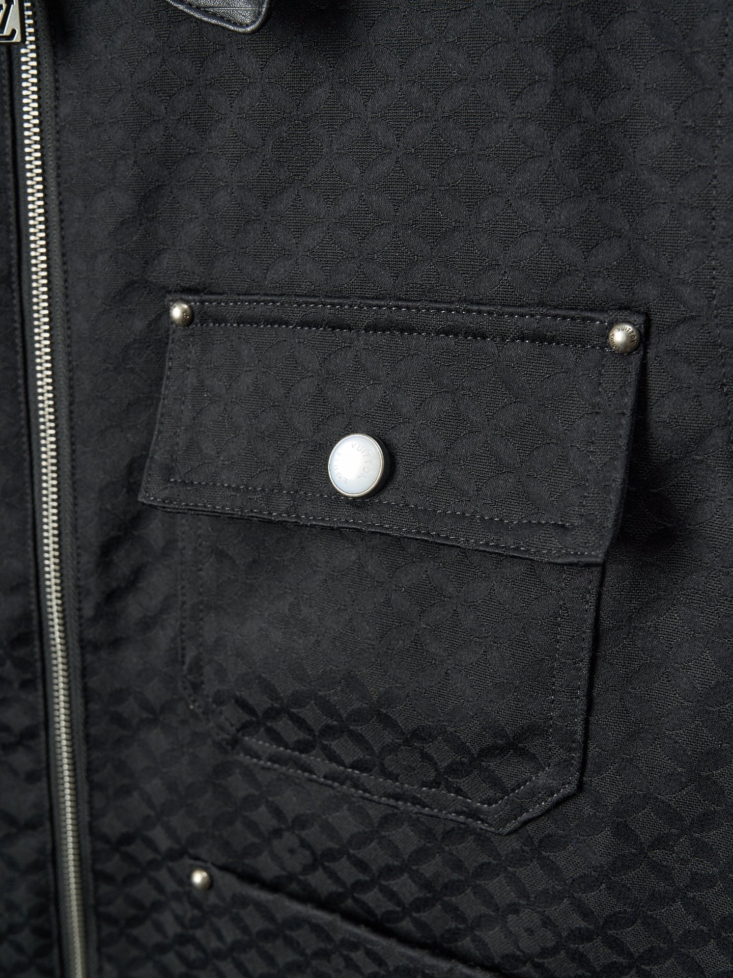 LV Clover Jacquard Cotton Workwear Jacket